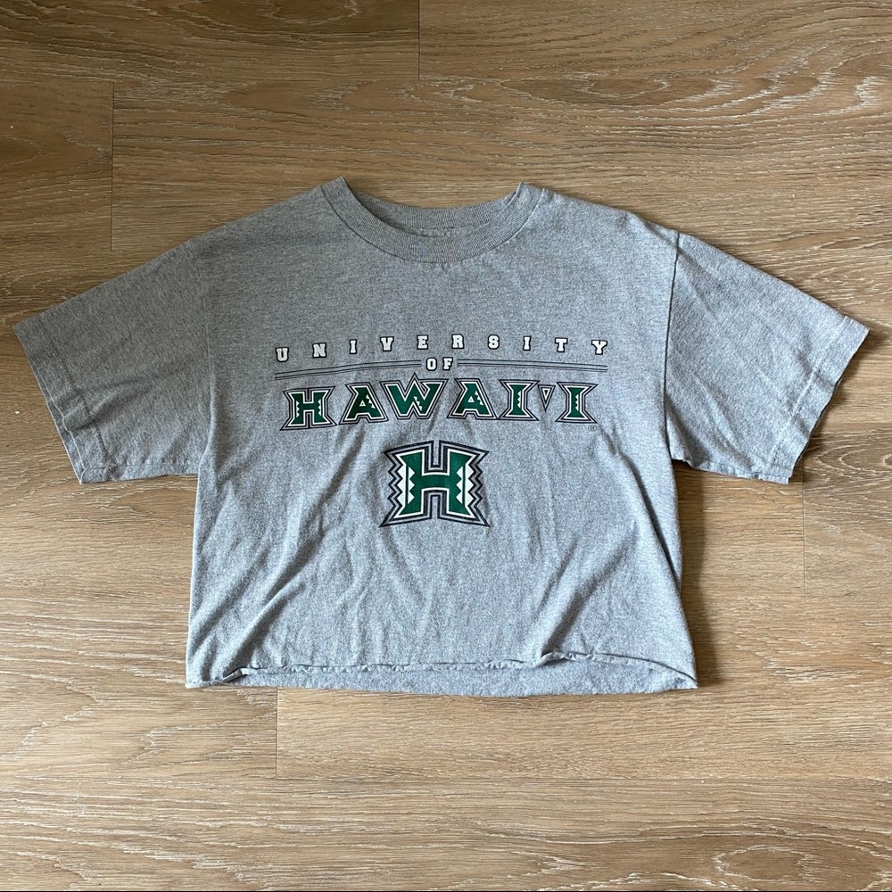 University of Hawaii Cropped Short-Sleeve Tee